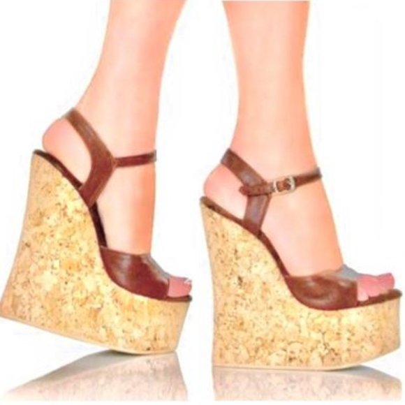 Tony Shoes Shoes - Sexy cork wedges by Tony Shoes